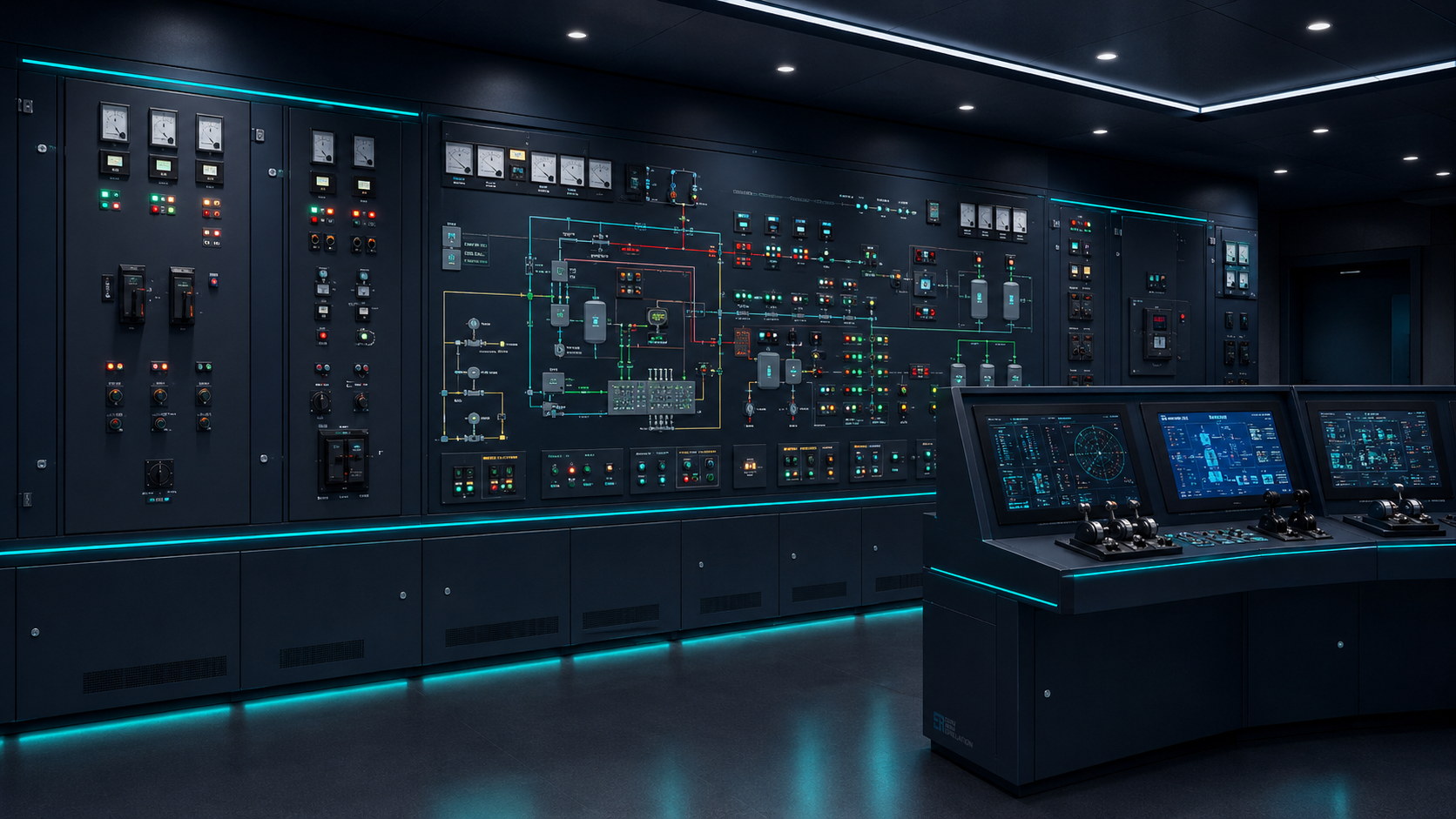 Engine Room Dynamic Mimic Panel