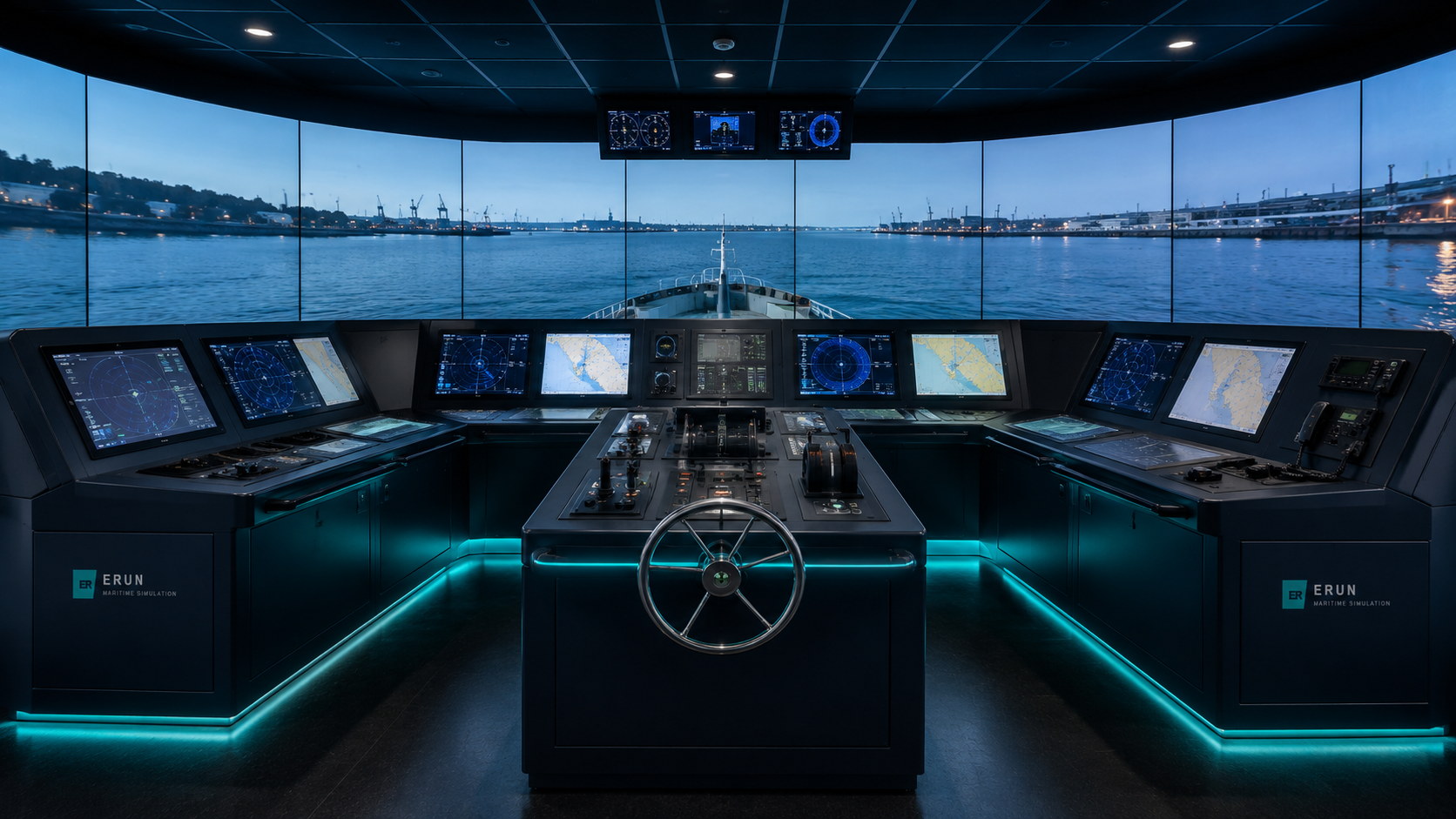 Full Mission Ship Bridge Simulator